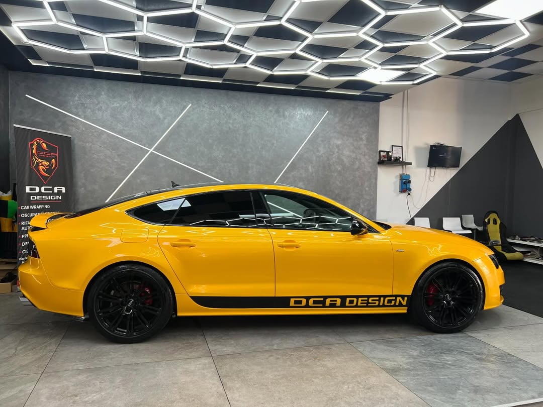 Ravoony Plus Glossy Metallic Yellow Car Wrap review Christopher Lee 01