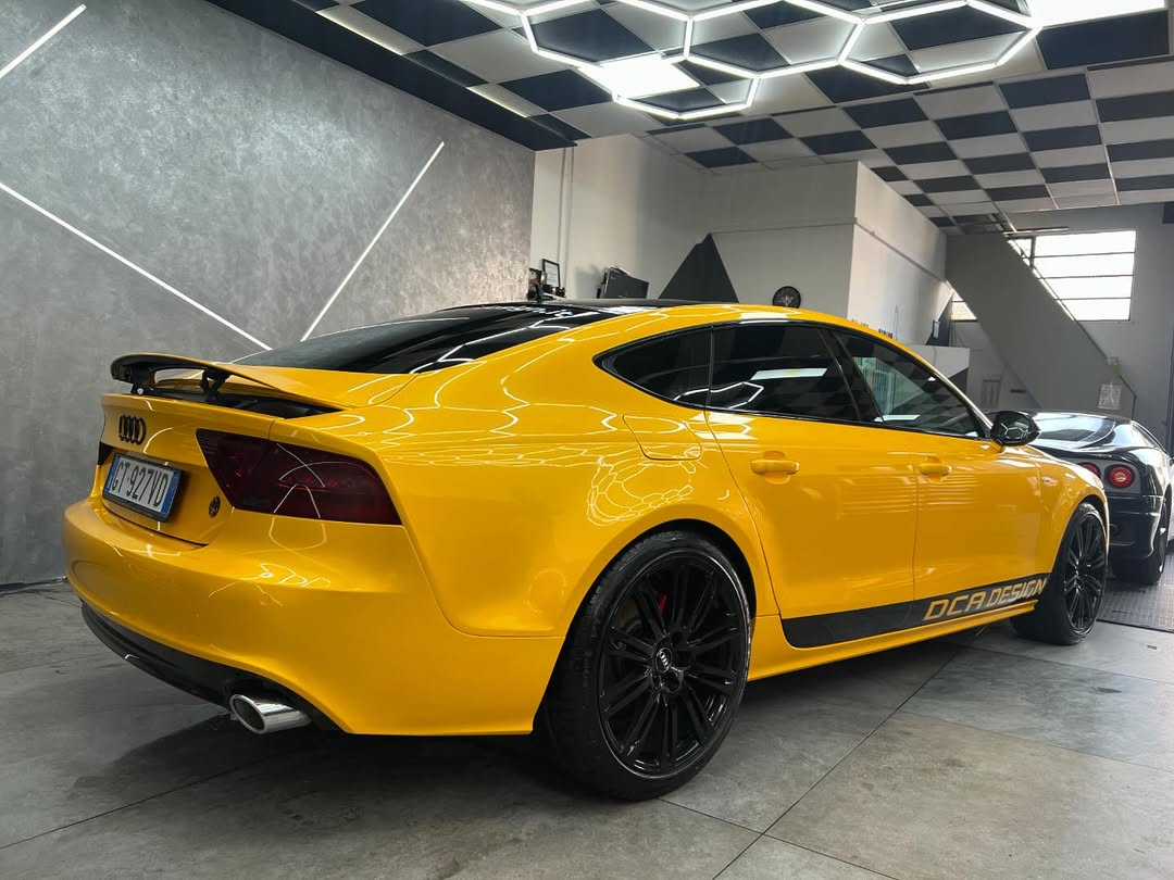 Ravoony Plus Glossy Metallic Yellow Car Wrap review Christopher Lee 04