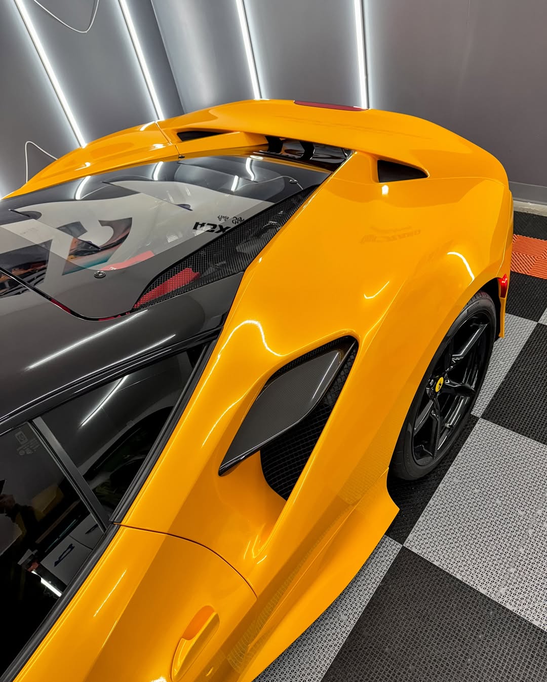 Ravoony Plus Glossy Metallic Yellow Car Wrap review Ashley Clark 03