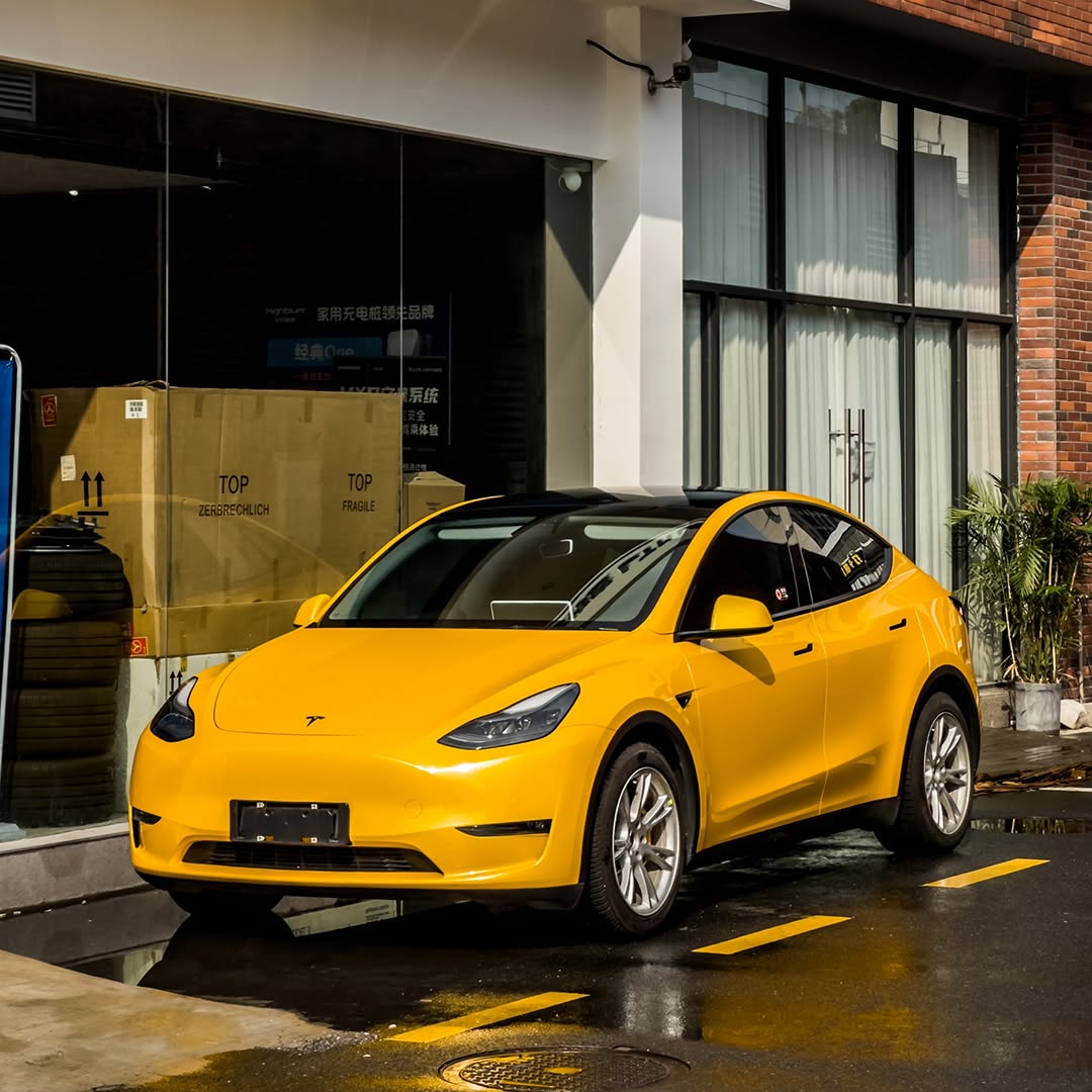 Ravoony Plus Glossy Metallic Yellow Car Wrap review Jason Miller 00