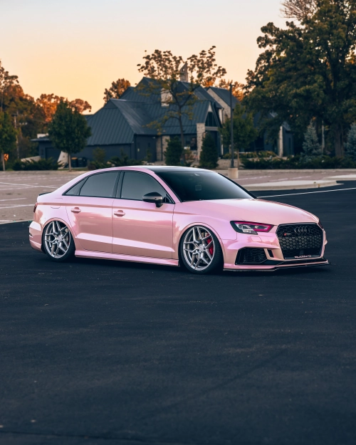 Ravoony Basic Twin Magic Pink Car Vinyl Wrap review 