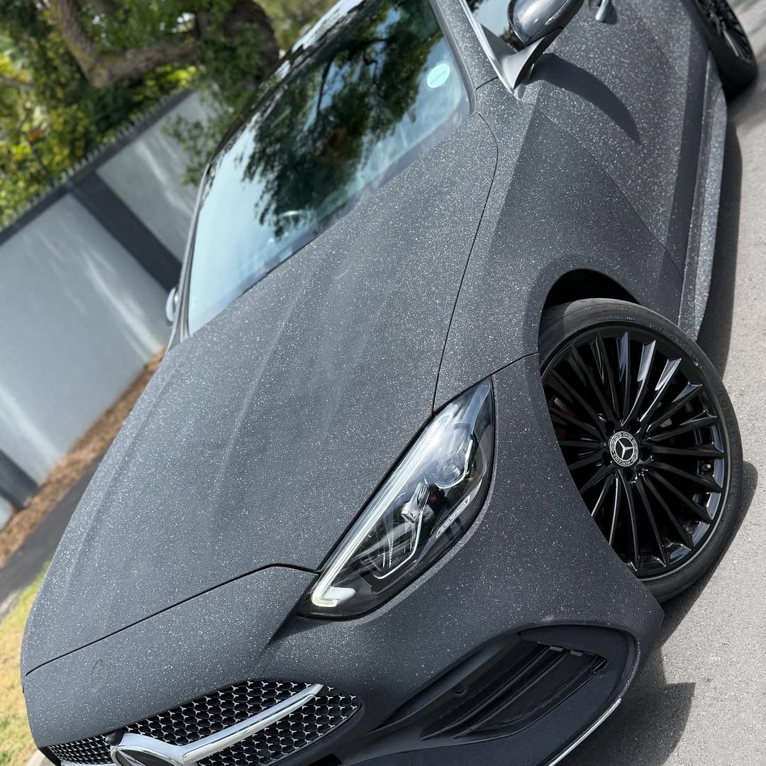 Ravoony Plus PET Super Glitter Black Car Vinyl Wrap review Brian Thompson 02