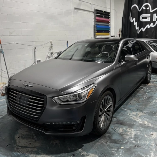Ravoony Plus Pure Metal Dark Grey Car Vinyl Wrap review 