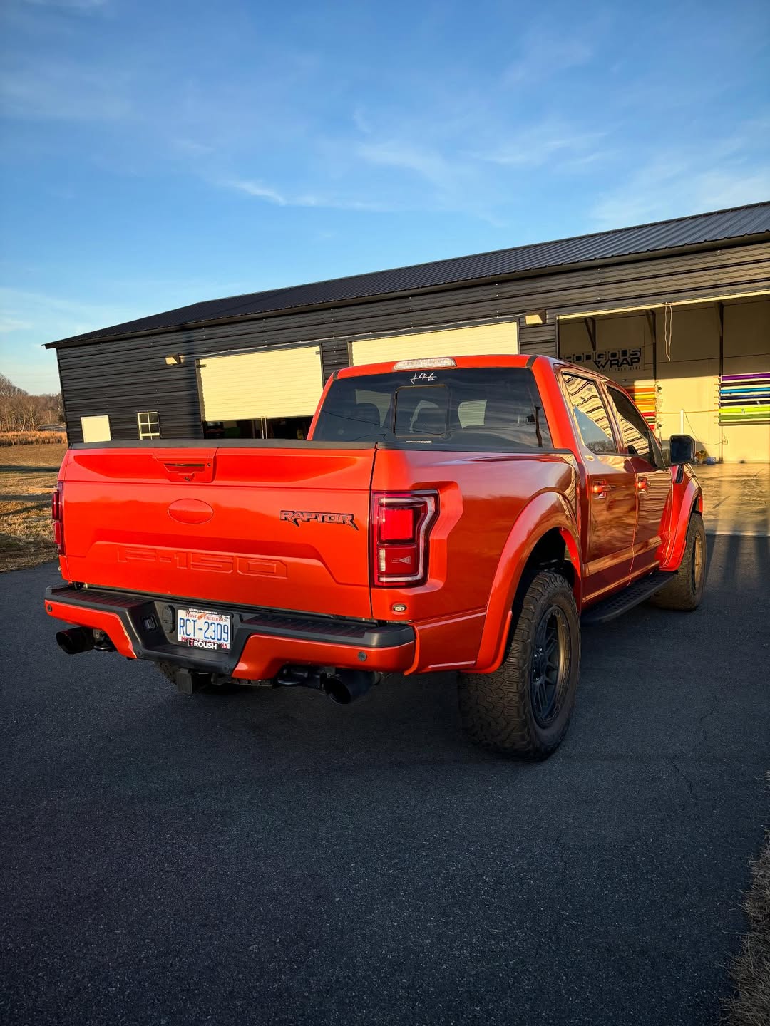Ravoony Plus Glossy Porsche Orange Car Vinyl Wrap review Zoe Phillips 02
