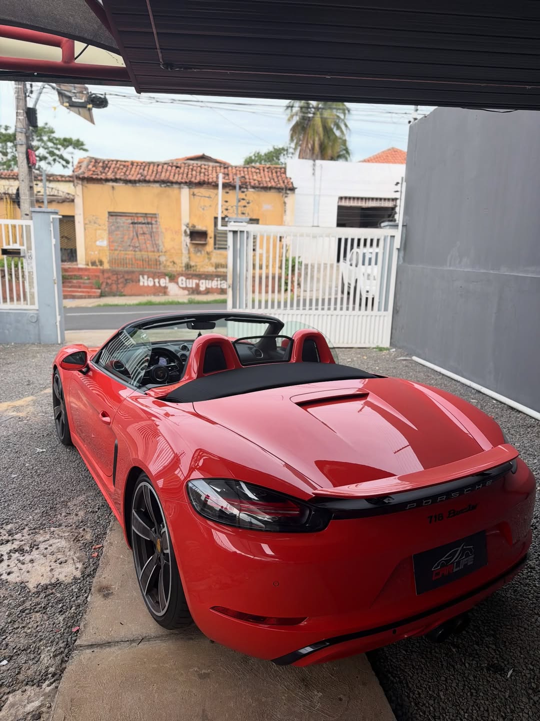 Ravoony Plus Glossy Porsche Orange Car Vinyl Wrap review Olivia Foster 03