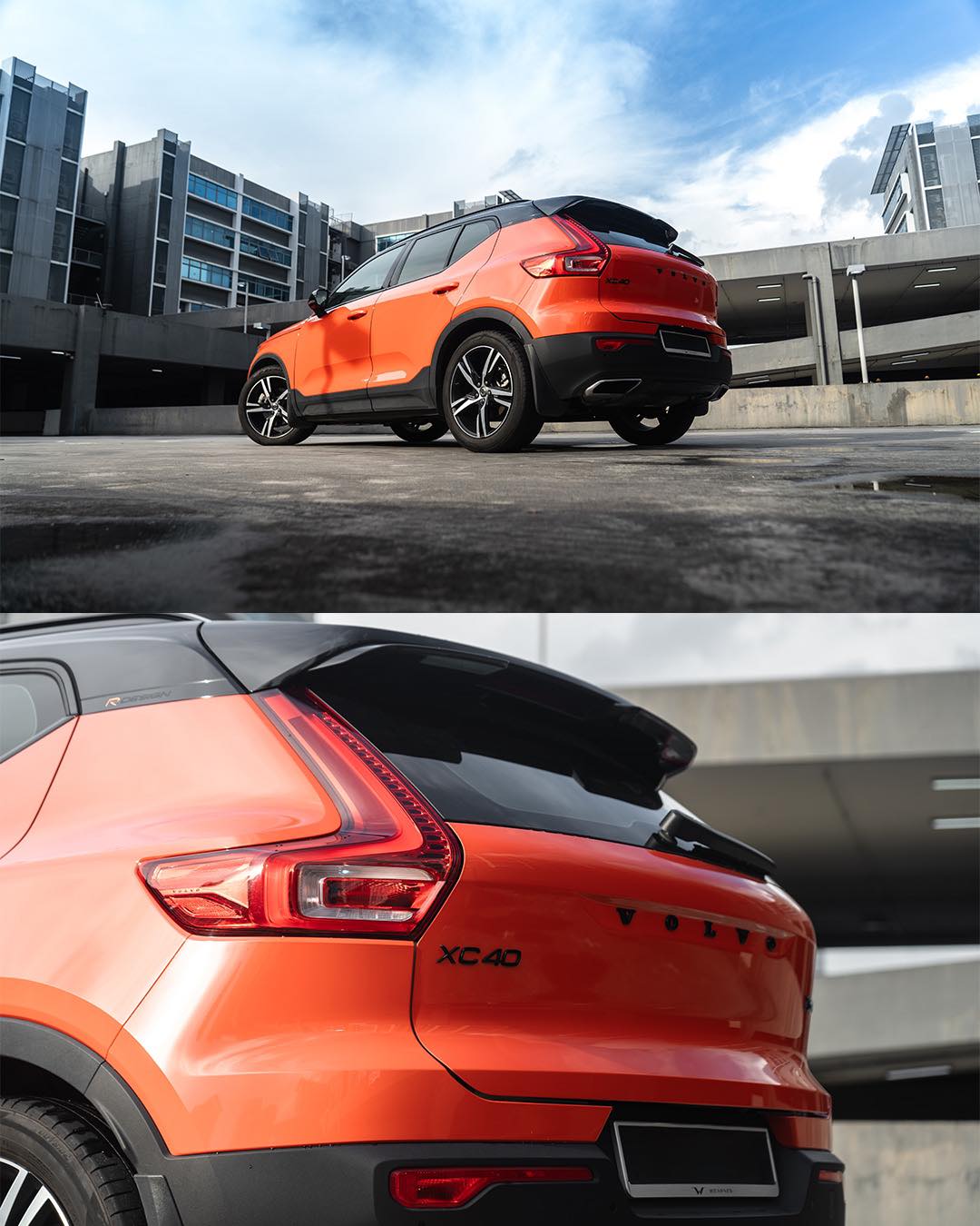 Ravoony Plus Glossy Porsche Orange Car Vinyl Wrap review Daniel Butler 02