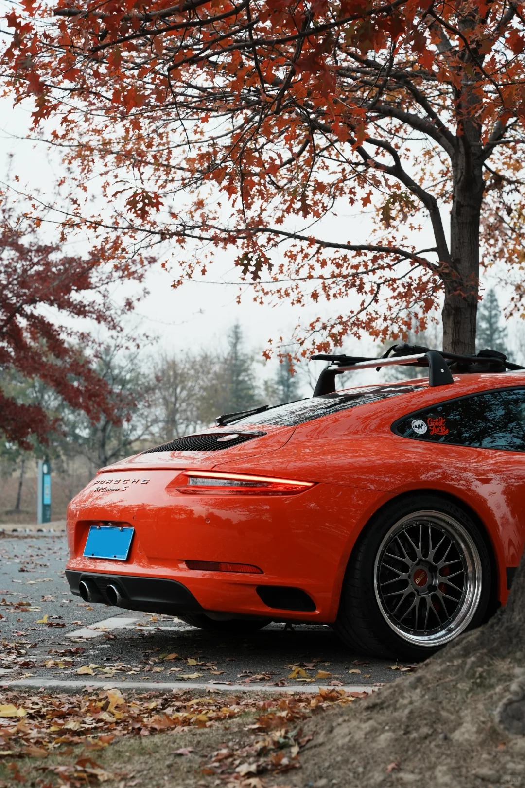 Ravoony Plus Glossy Porsche Orange Car Vinyl Wrap review Henry Price 00