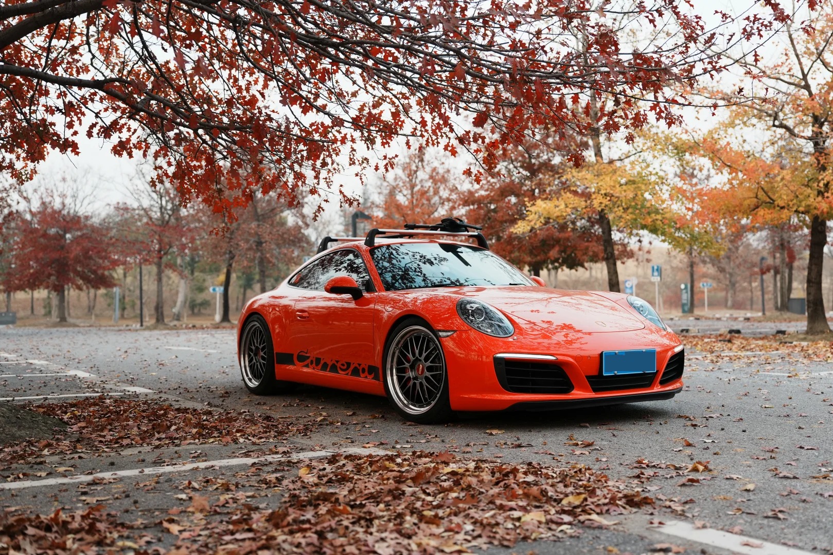 Ravoony Plus Glossy Porsche Orange Car Vinyl Wrap review Henry Price 01