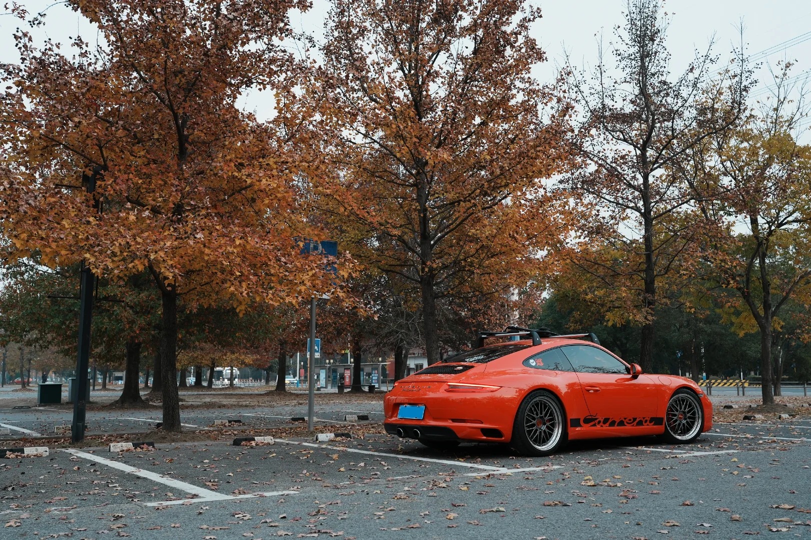 Ravoony Plus Glossy Porsche Orange Car Vinyl Wrap review Henry Price 02