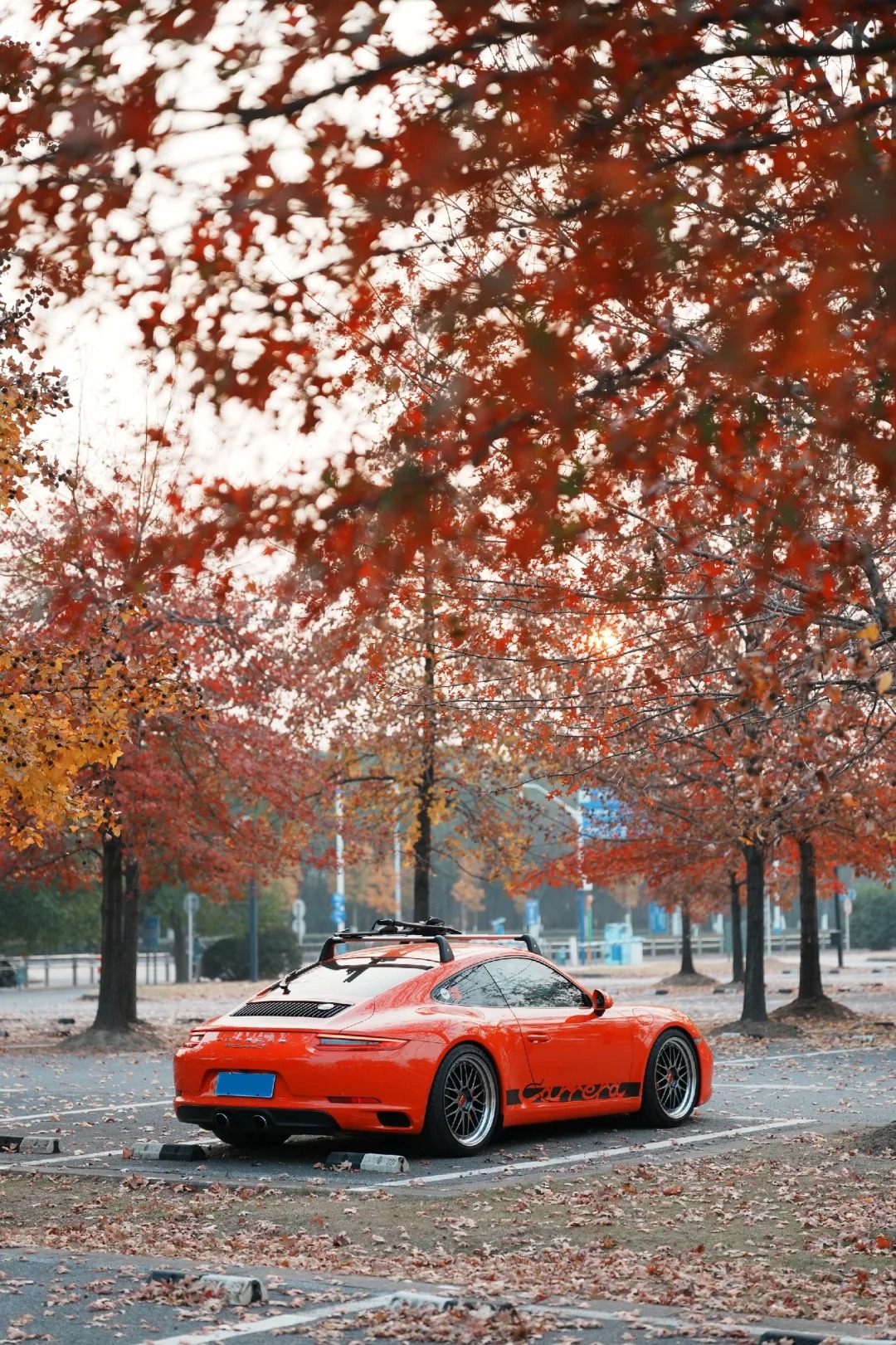 Ravoony Plus Glossy Porsche Orange Car Vinyl Wrap review Henry Price 03