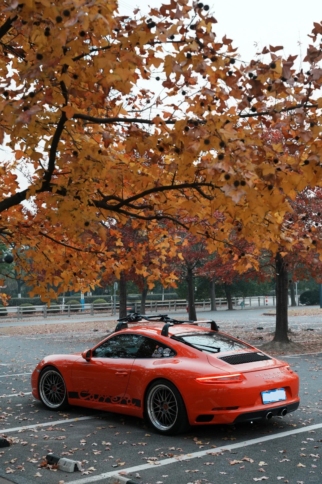 Ravoony Plus Glossy Porsche Orange Car Vinyl Wrap review Henry Price 04