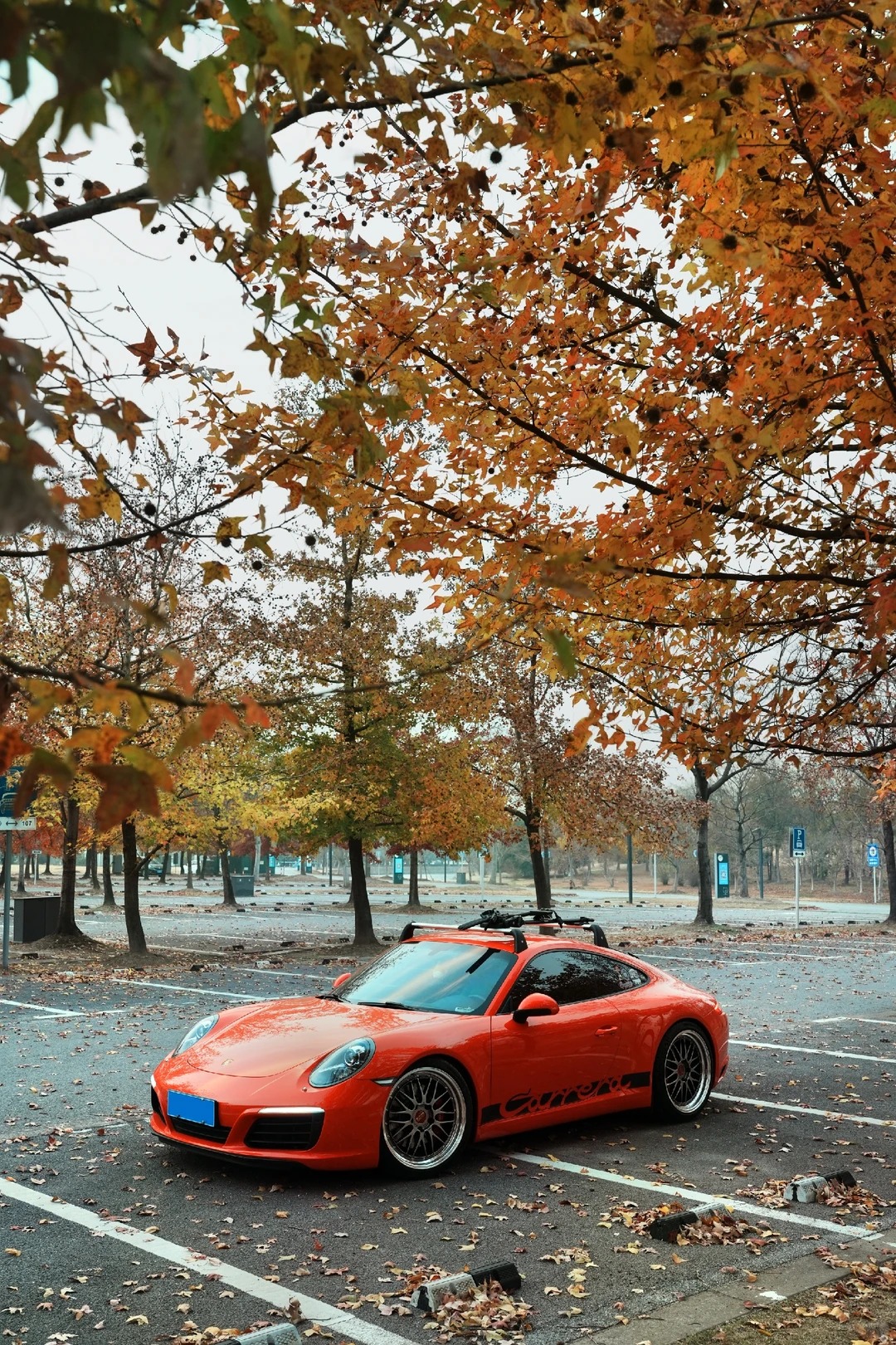 Ravoony Plus Glossy Porsche Orange Car Vinyl Wrap review Henry Price 05