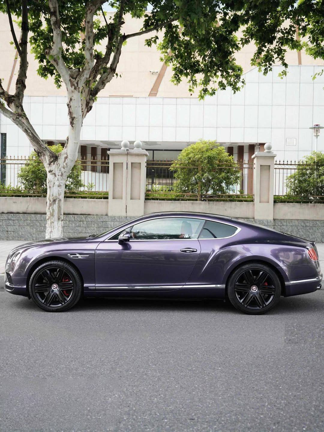 Ravoony Plus Bentley Gloss Grey Violet Car Vinyl Wrap review Ethan Murphy 01