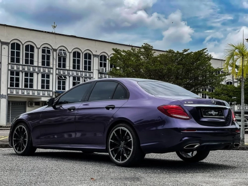 Ravoony Plus Bentley Gloss Grey Violet Car Vinyl Wrap review 