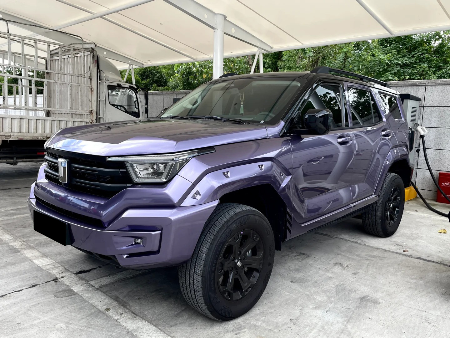 Ravoony Plus Bentley Gloss Grey Violet Car Vinyl Wrap review Noah Hughes 01