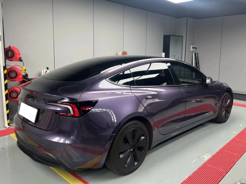 Ravoony Plus Bentley Gloss Grey Violet Car Vinyl Wrap review 