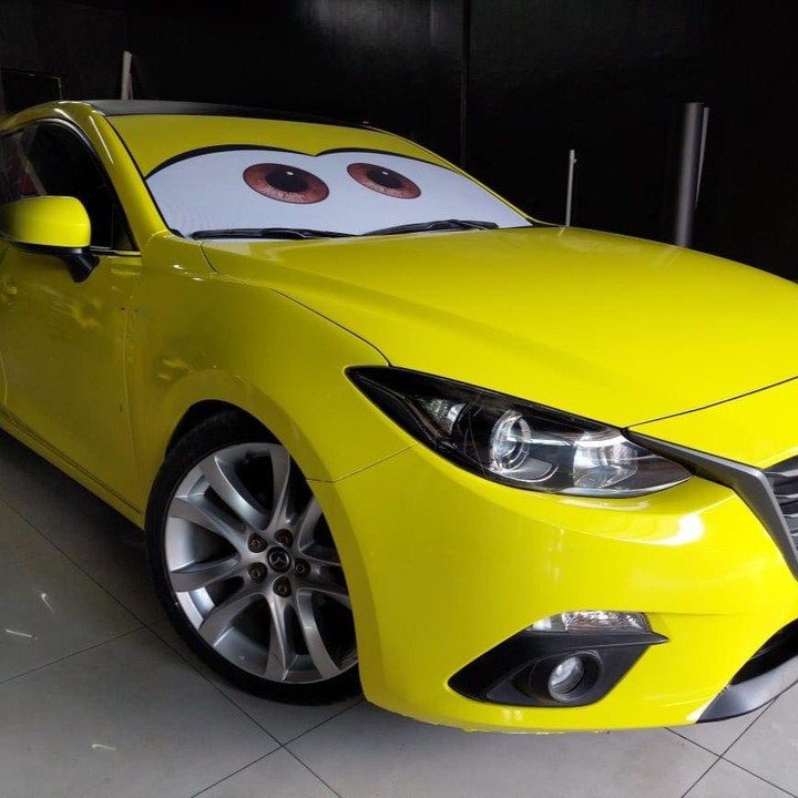 Ravoony Plus Glossy Crystal Lemon Yellow Vinyl Wrap review 2