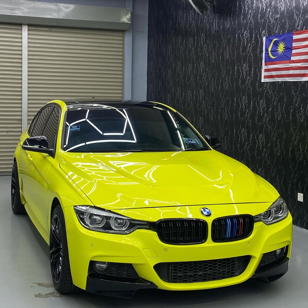 Ravoony Plus Glossy Crystal Lemon Yellow Vinyl Wrap review 0