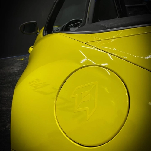 Ravoony Plus Glossy Crystal Lemon Yellow Vinyl Wrap review 