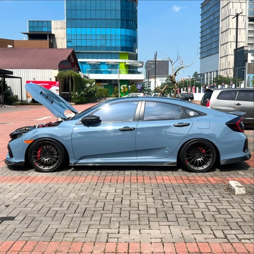 Ravoony Plus PET Glossy Crystal Cement Grey Car Wrap review 