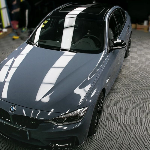 Ravoony Plus PET Glossy Crystal Cement Grey Car Wrap review 