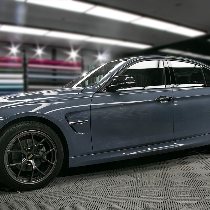 Ravoony Plus PET Glossy Crystal Cement Grey Car Wrap review alive fdz 04