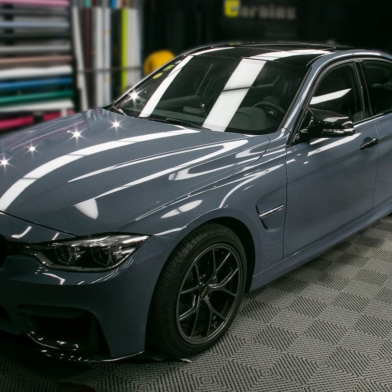 Ravoony Plus PET Glossy Crystal Cement Grey Car Wrap review alive fdz 03