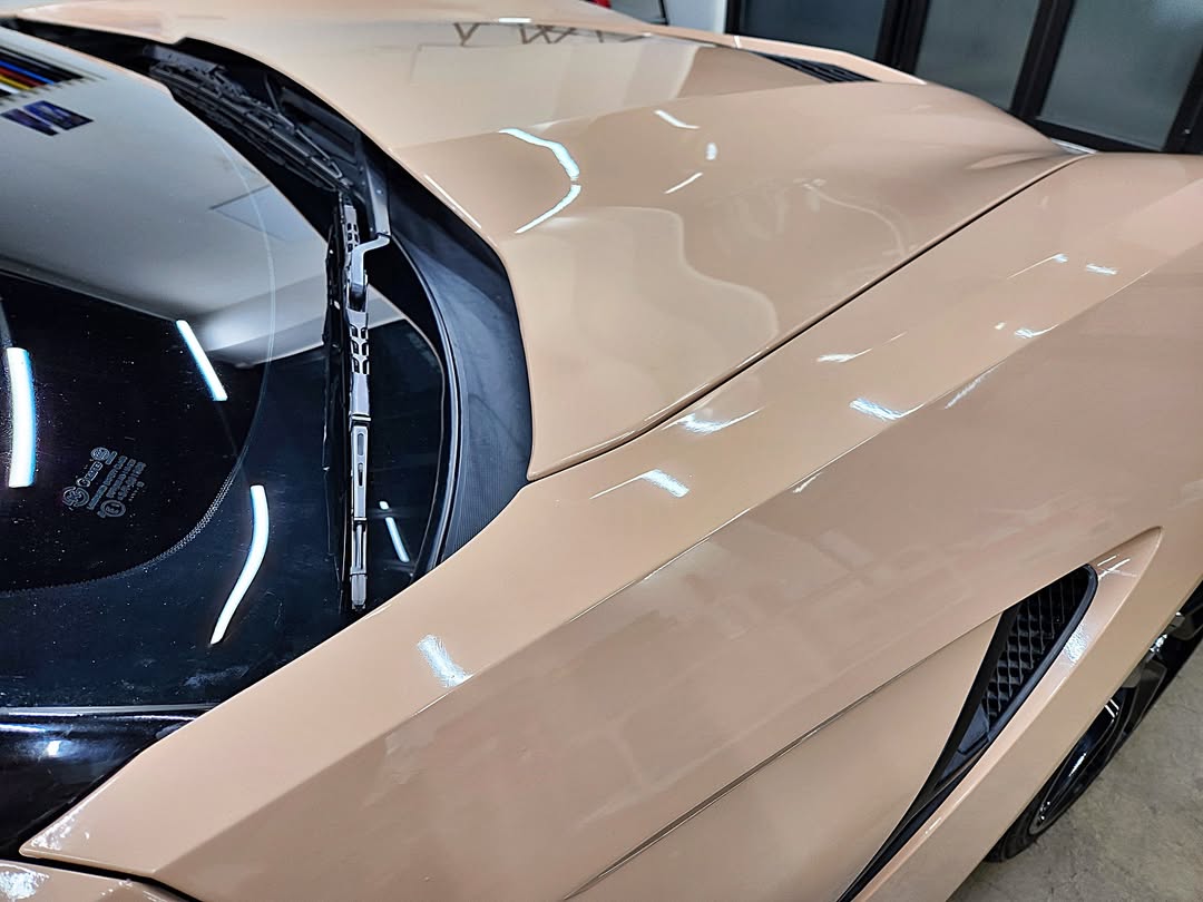 Ravoony Plus PET Premium Super Gloss Latte Beige Vinyl Wrap review Tyler Reed 01