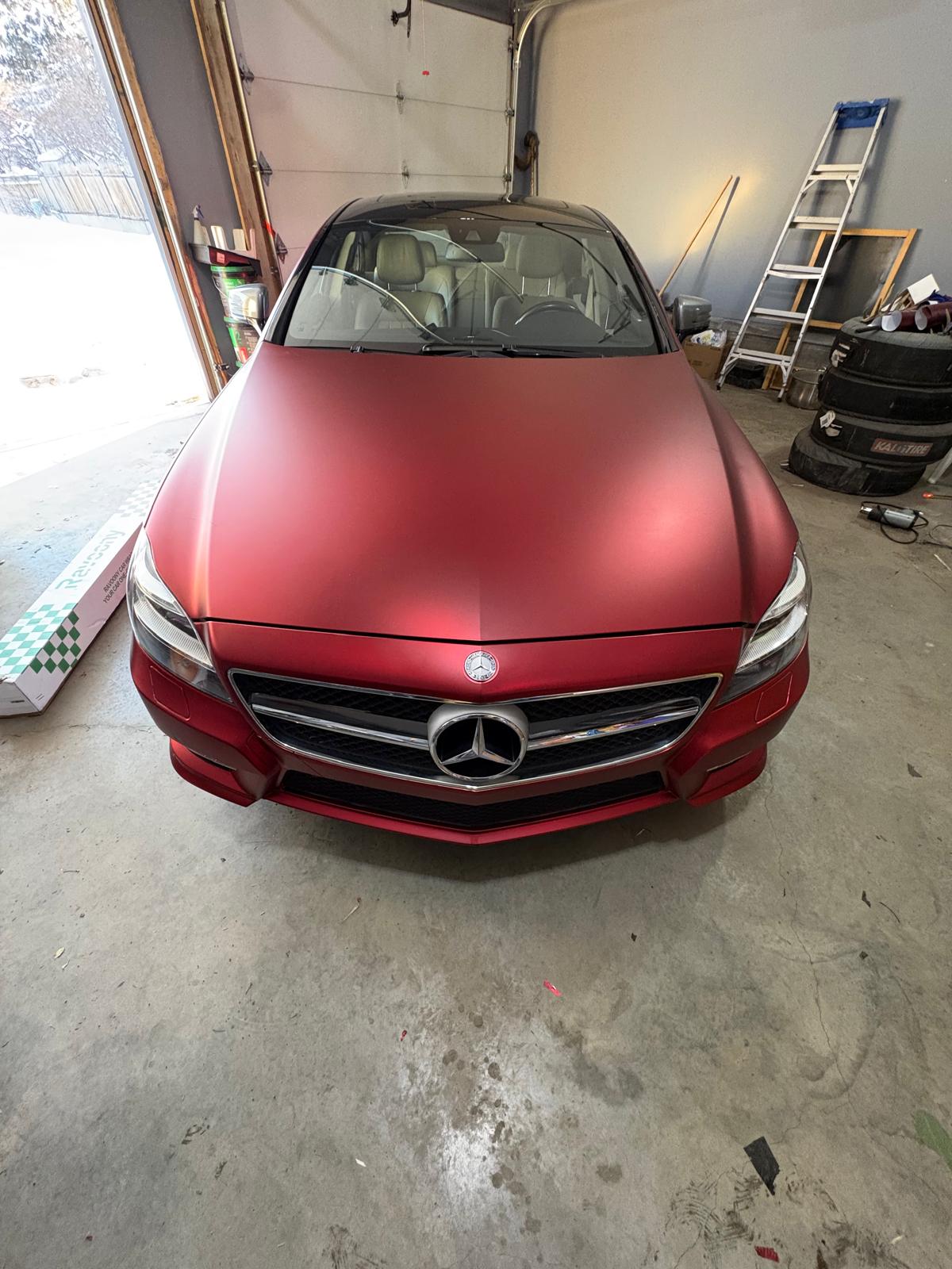 Ravoony Plus PET Matte Chrome Romanee Red Vinyl Car Wrap review Angad Chahal 01