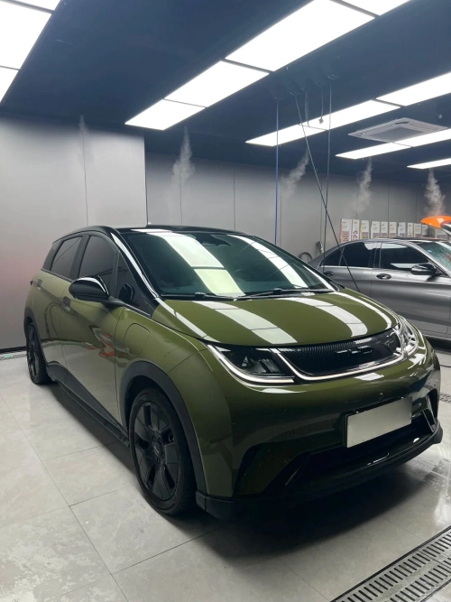 Ravoony Plus Audi Gloss Army Green Vinyl Car Wrap review 