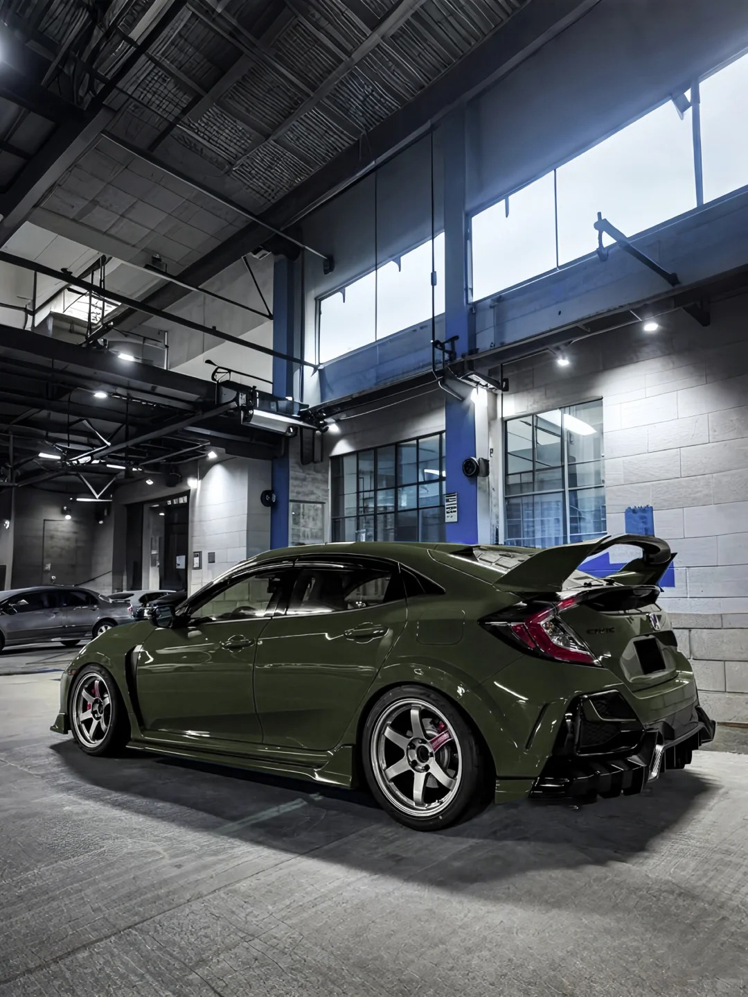 Ravoony Plus Audi Gloss Army Green Vinyl Car Wrap review Nathan Hayes 01