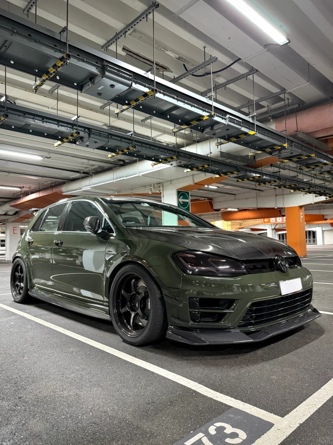 Ravoony Plus Audi Gloss Army Green Vinyl Car Wrap review Chloe Perry