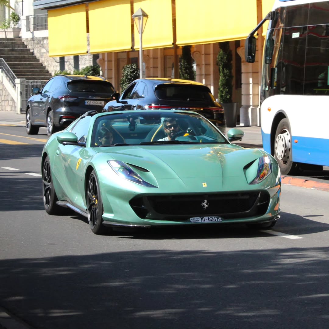 Ravoony Basic Ferrari Gloss Verde Francesca Green Vinyl Car Wrap review Mia Sanchez 00