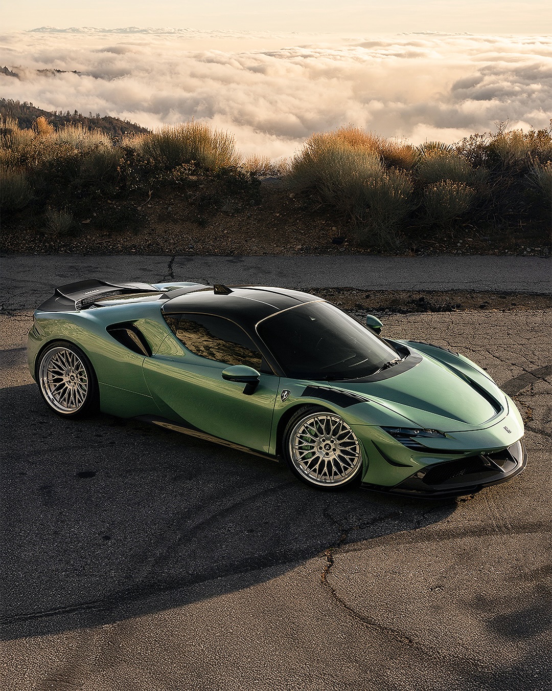 Ravoony Basic Ferrari Gloss Verde Francesca Green Vinyl Car Wrap review Beckett Scott 00