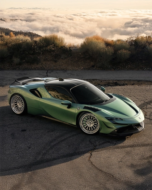 Ravoony Basic Ferrari Gloss Verde Francesca Green Vinyl Car Wrap review 