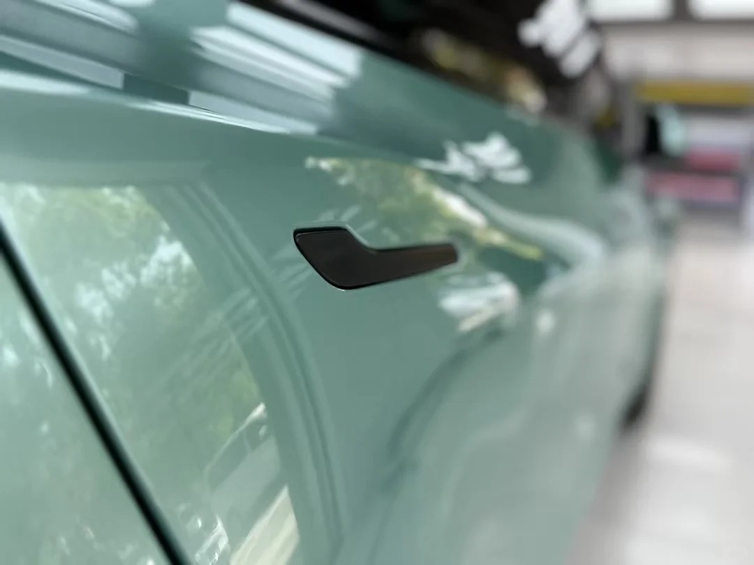 Ravoony Basic Ferrari Gloss Verde Francesca Green Vinyl Car Wrap review Rosie Xie 01