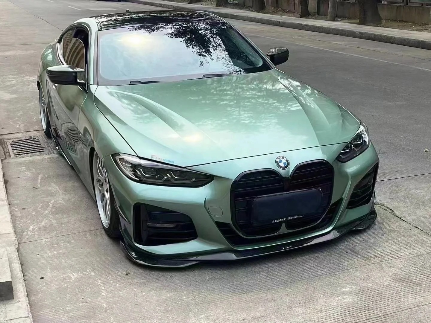 Ravoony Basic Ferrari Gloss Verde Francesca Green Vinyl Car Wrap review Stella Murphy 00