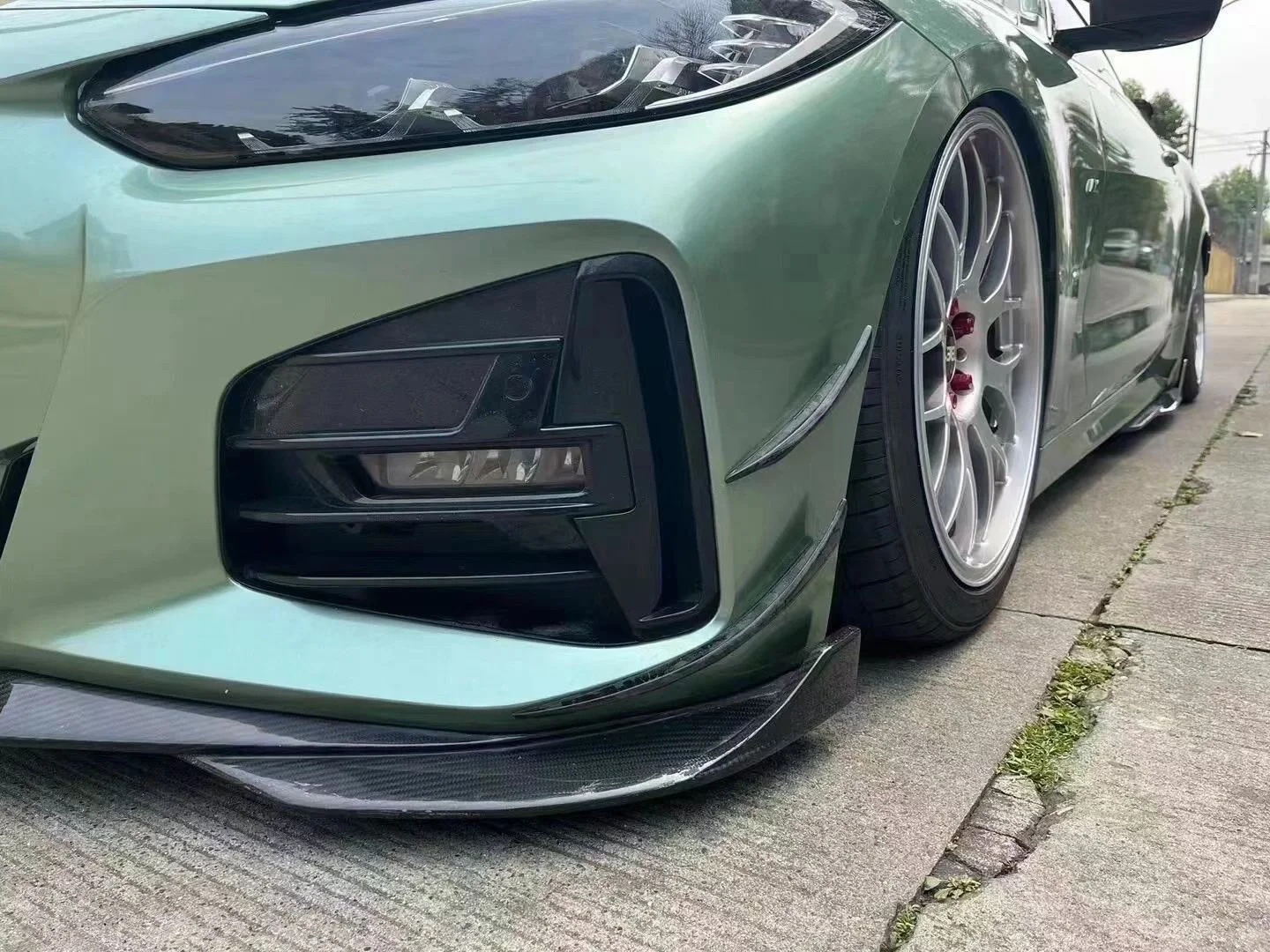 Ravoony Basic Ferrari Gloss Verde Francesca Green Vinyl Car Wrap review Stella Murphy 02