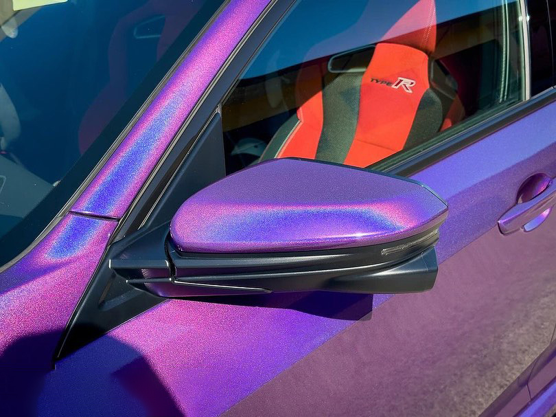 Ravoony Plus Glossy Laser Dark Purple Car Wrap review Daniel White 03