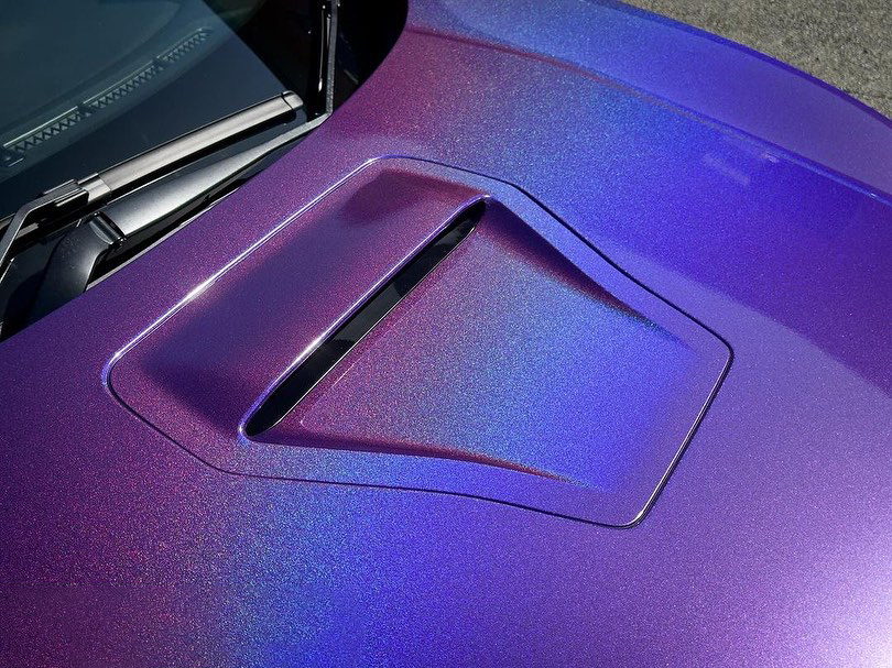 Ravoony Plus Glossy Laser Dark Purple Car Wrap review Daniel White 04