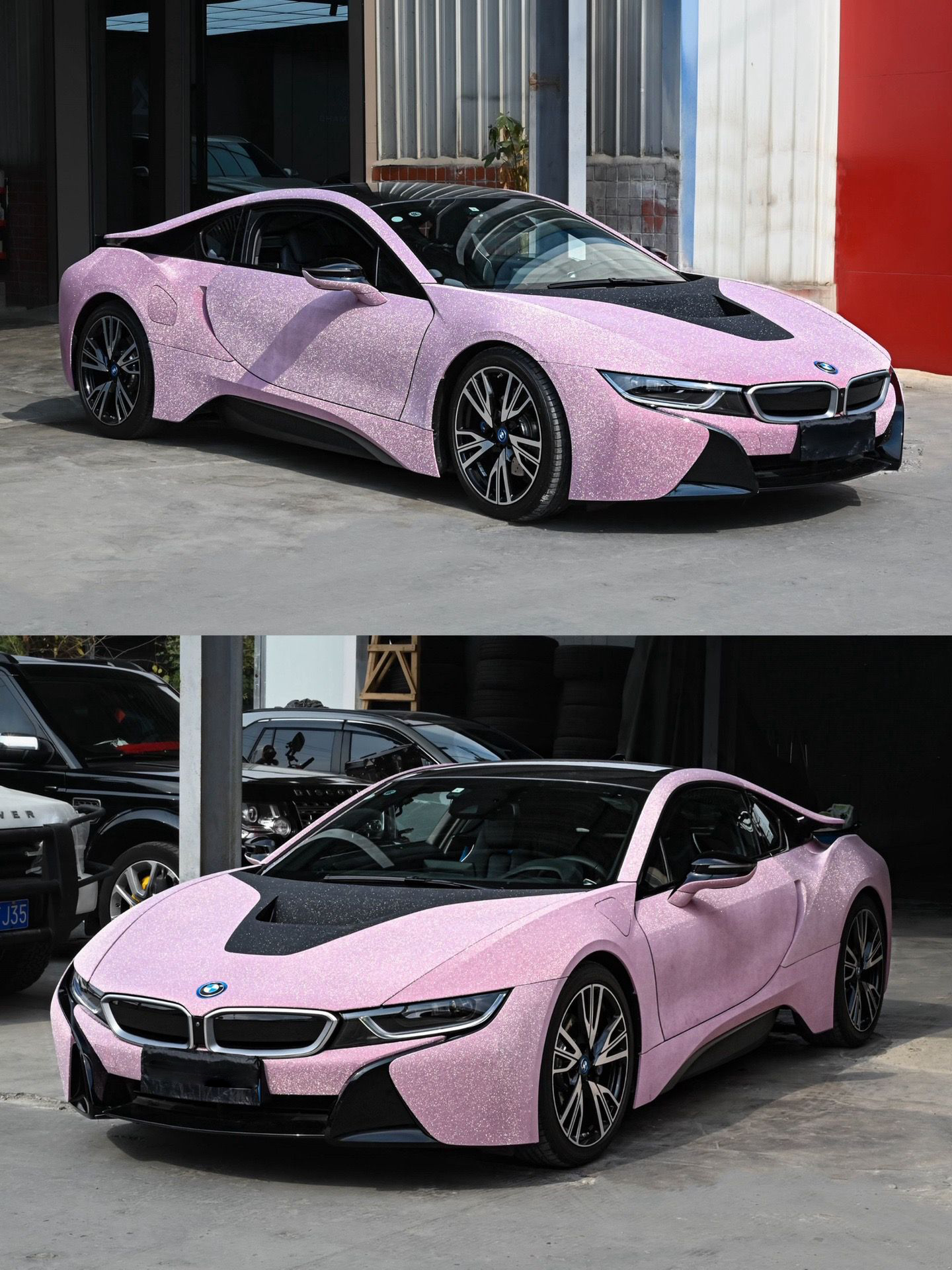 Ravoony Plus PET Super Glitter Pink Car Vinyl Wrap review Avery Cooper 00