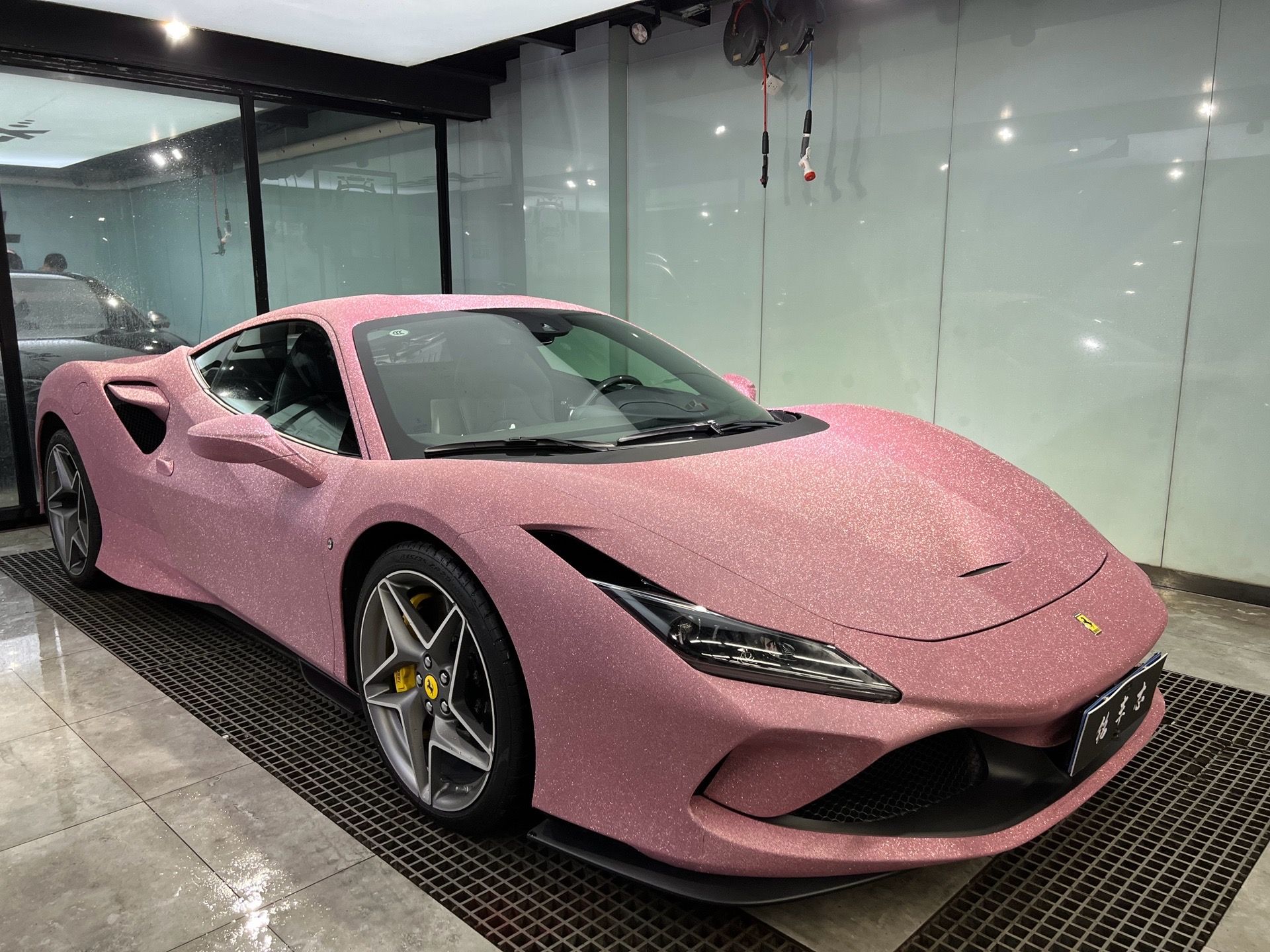 Ravoony Plus PET Super Glitter Pink Car Vinyl Wrap review Monica Reed 01