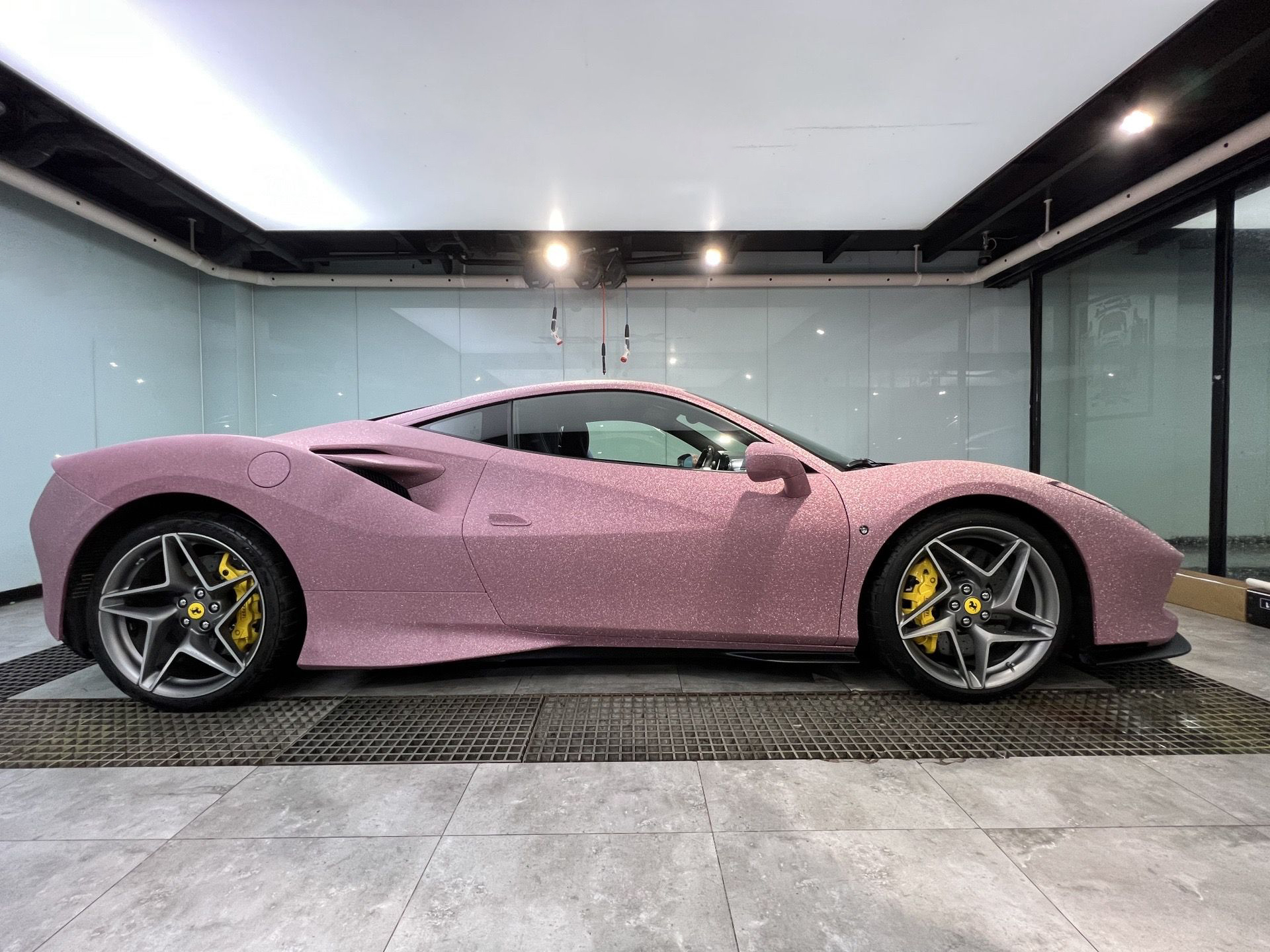 Ravoony Plus PET Super Glitter Pink Car Vinyl Wrap review Monica Reed 03