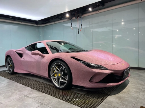 Ravoony Plus PET Super Glitter Pink Car Vinyl Wrap review 