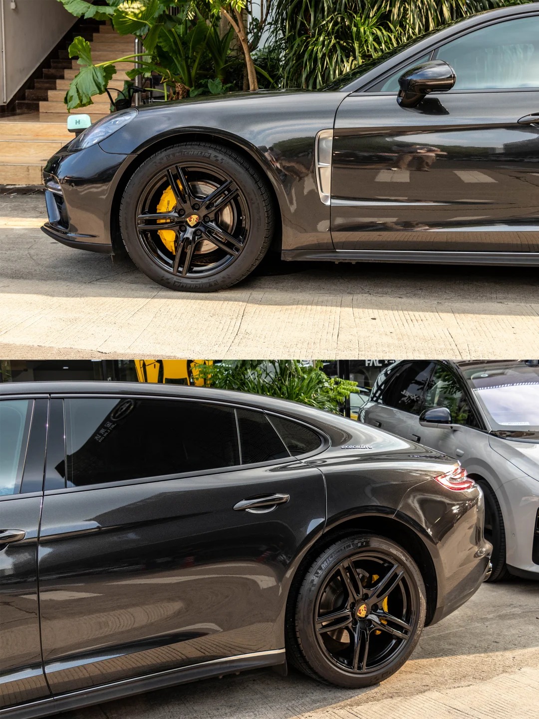  Ravoony Plus Porsche Gloss Volcano Grey Car Vinyl Wrap review Mia Rivera 03