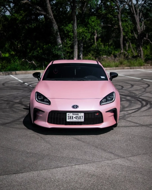 Ravoony Plus PET Pure Metal Cherry Pink Car Vinyl Wrap review 