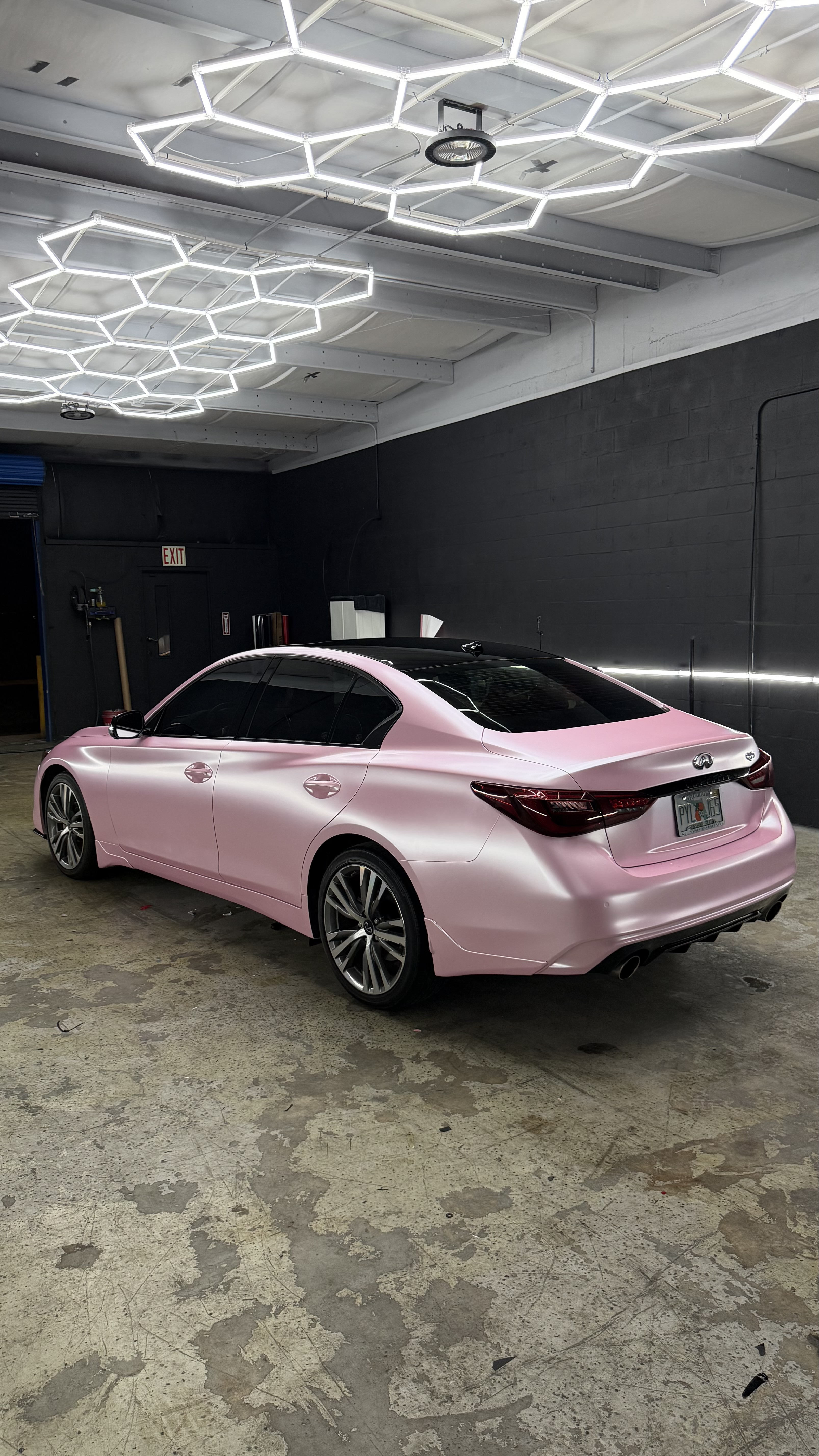 Ravoony Plus PET Pure Metal Cherry Pink Car Vinyl Wrap review The 42 Auto Lab 03