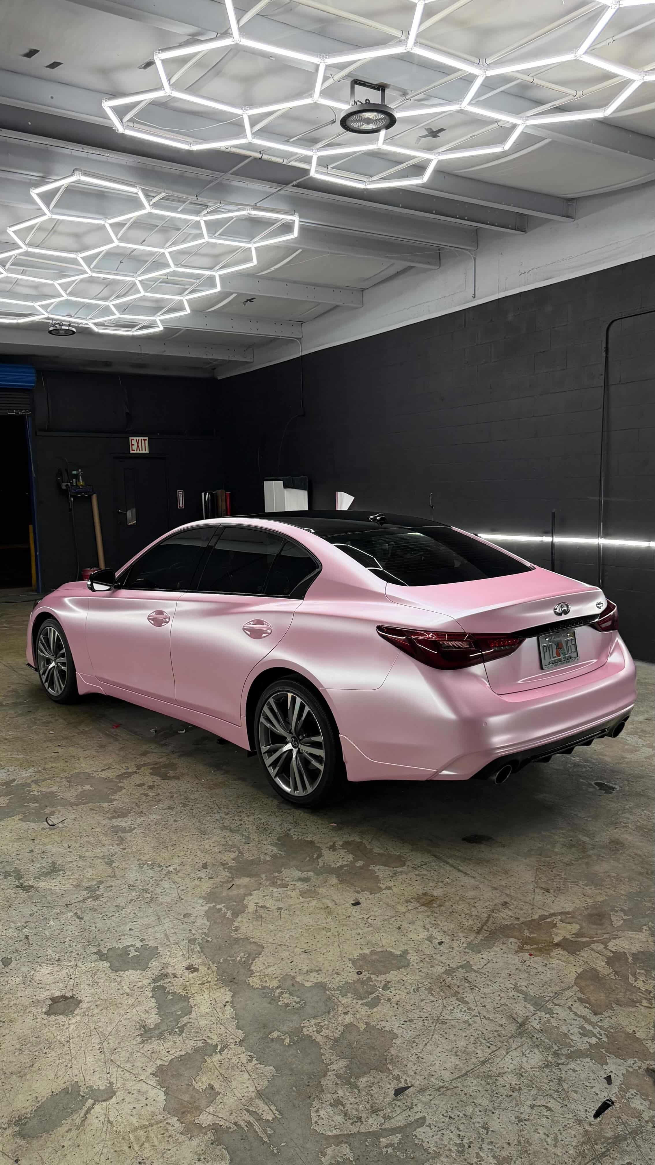 Ravoony Plus PET Pure Metal Cherry Pink Car Vinyl Wrap review The 42 Auto Lab 00