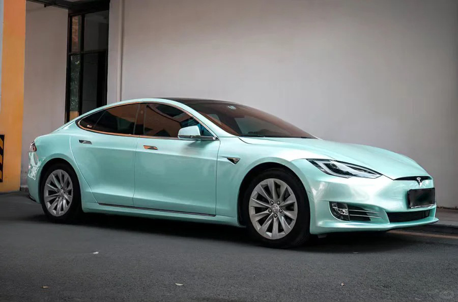 Ravoony Plus Gloss Macaron Moonlight Jade Vinyl Car Wrap review Sophia Reed 01