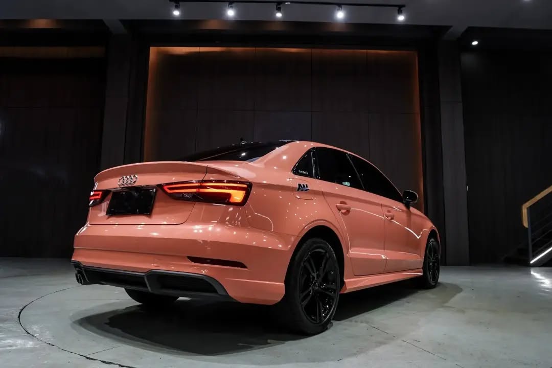 Ravoony Plus Glossy Paggy Pink Car Vinyl Wrap review Mason Brown 01